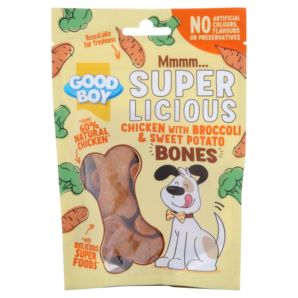 Good Boy Chicken with Broccoli & Sweet Potato Sticks 100g