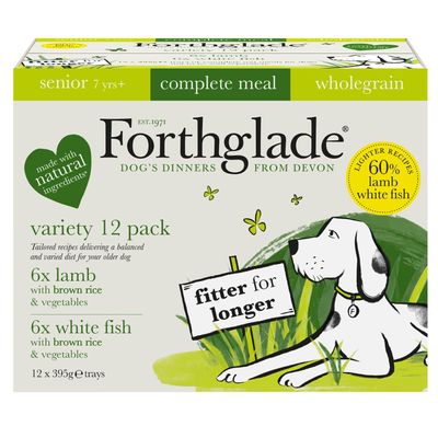 Forthglade Complete Senior Lamb and Fish Variety Case 12 Pack