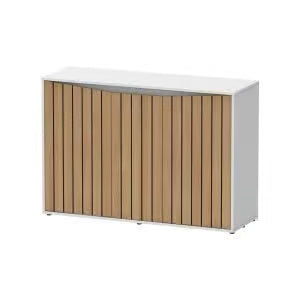 Splendid 120 Aquarium White + White Slat Cabinet