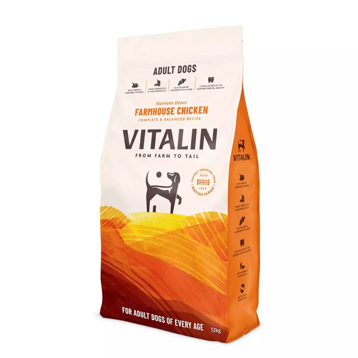 Vitalin Adult Dog Farmhouse Chicken 12kg