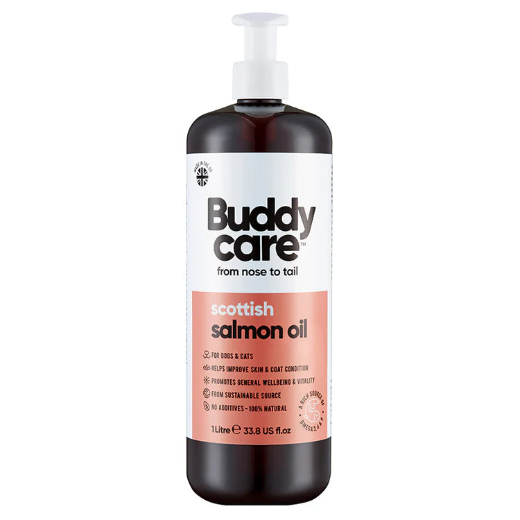 Buddycare Scottish Salmon Oil For Dogs & Cats 500ml