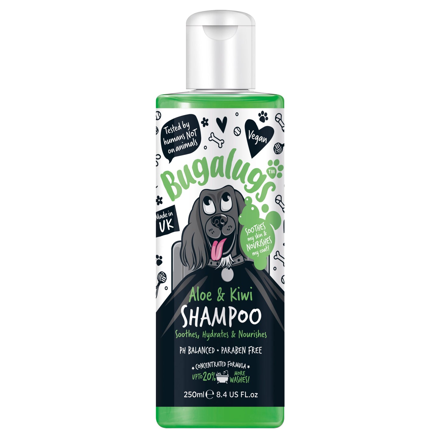 Bugalugs Aloe & Kiwi Shampoo 250ml