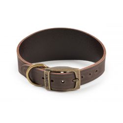 Ancol Timberwolf Greyhound Leather Collar, 34-43cm 4 S/M
