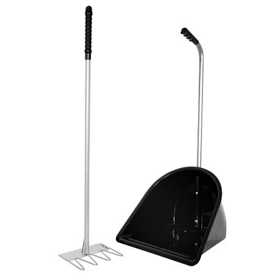 Red Gorilla Tidee with Rake Set Black