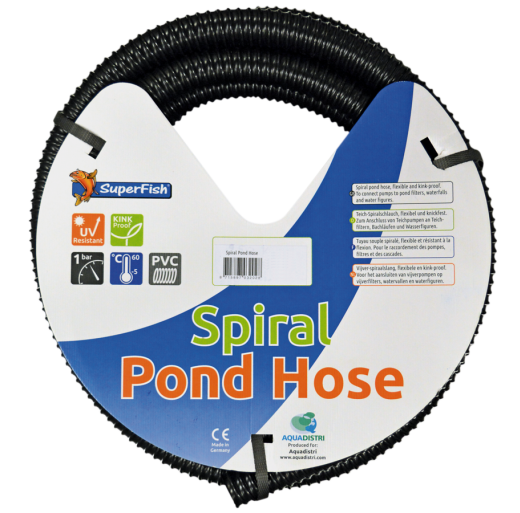 Black Spiral Pond Hose
