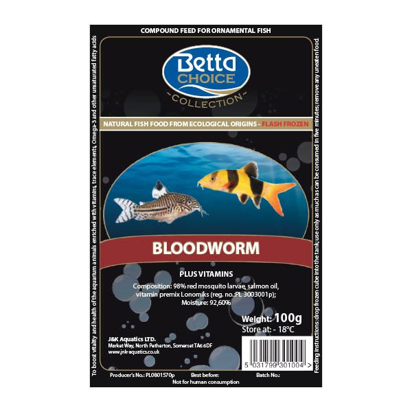 Betta Choice Frozen Blister Pack (Various Flavours)