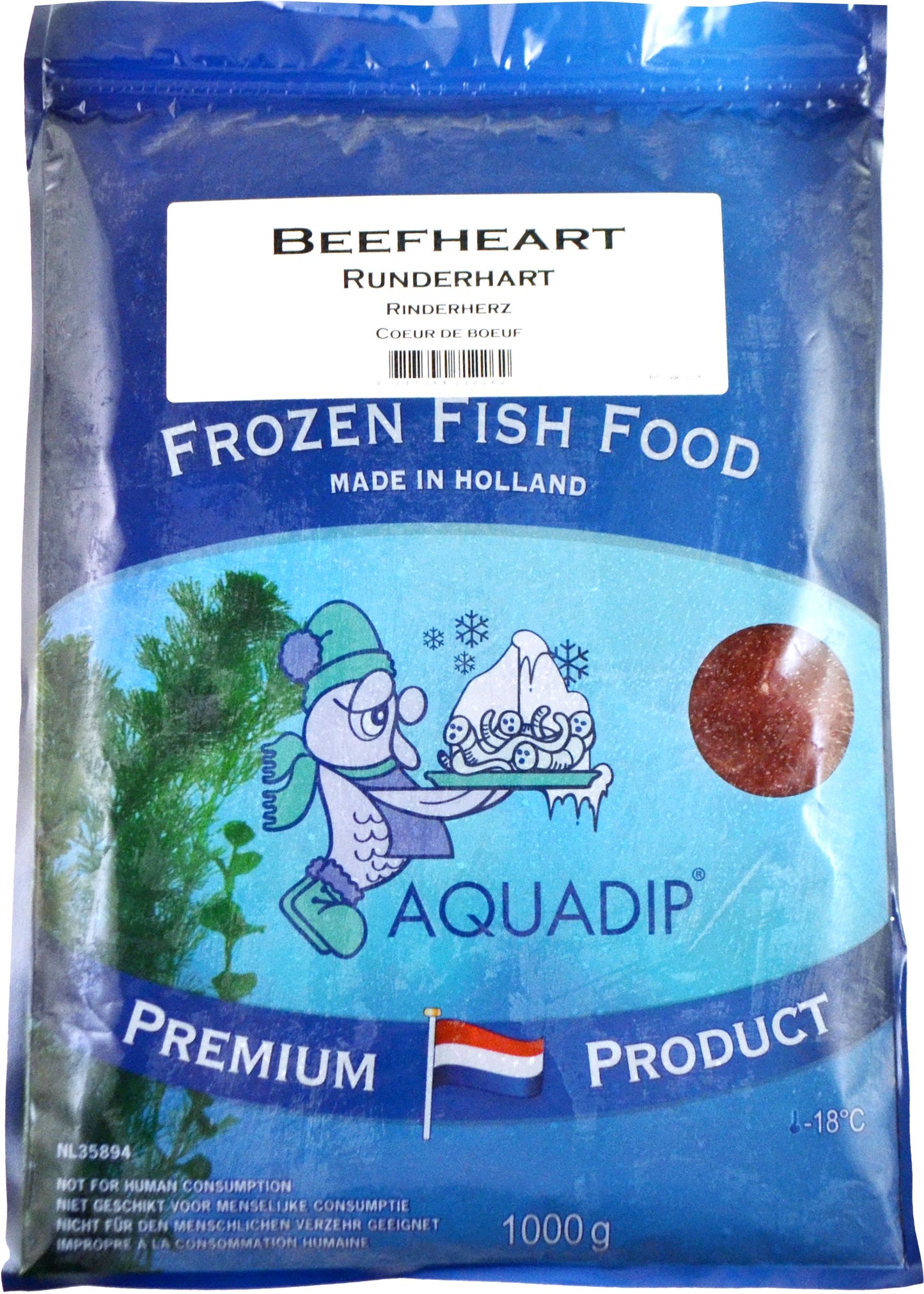 Beefheart 1kg Flatpack Frozen
