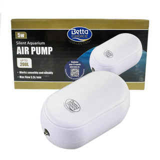 Betta Choice Silent Air Pump 5w 200L