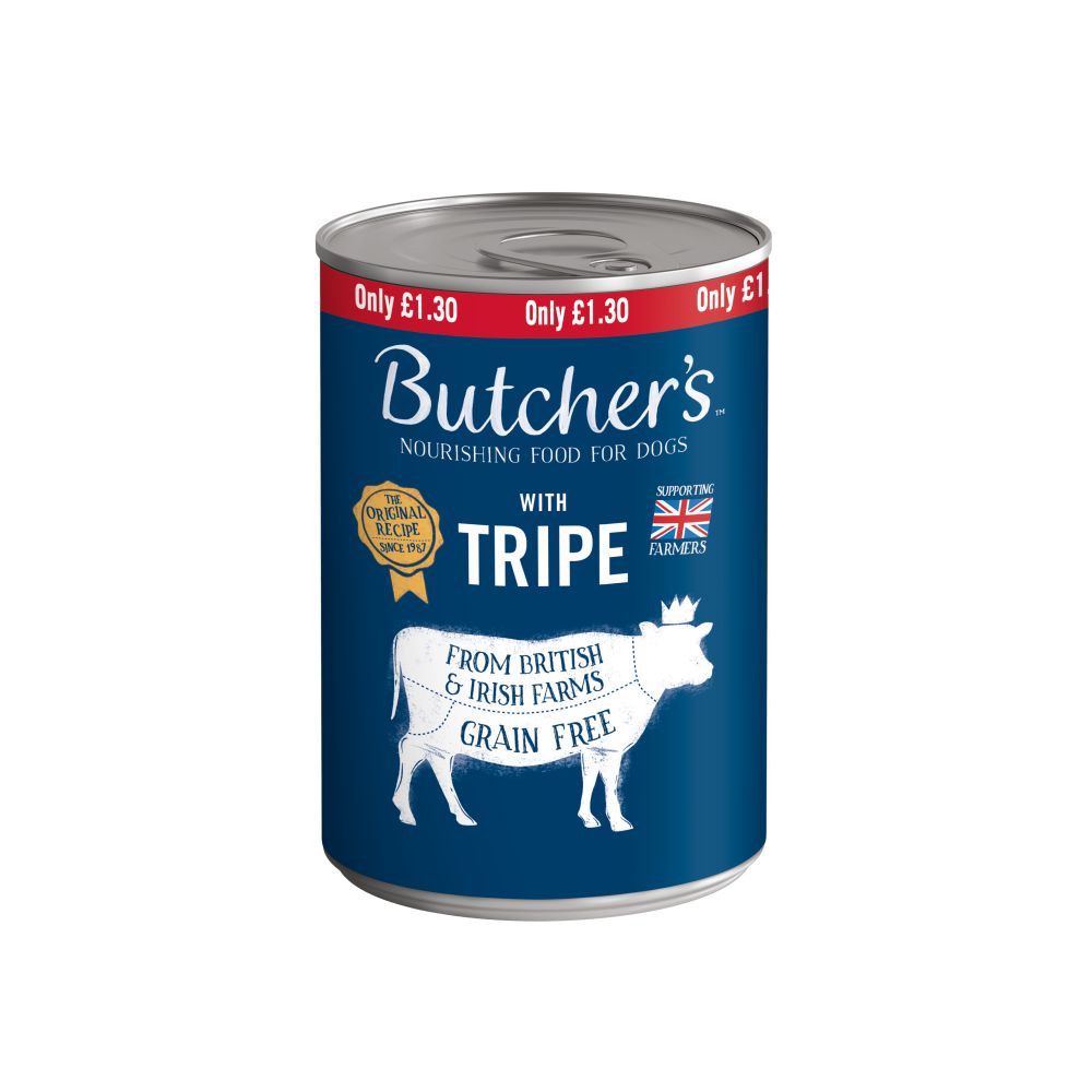 Butcher's Tripe Mix 400g Only £1.30