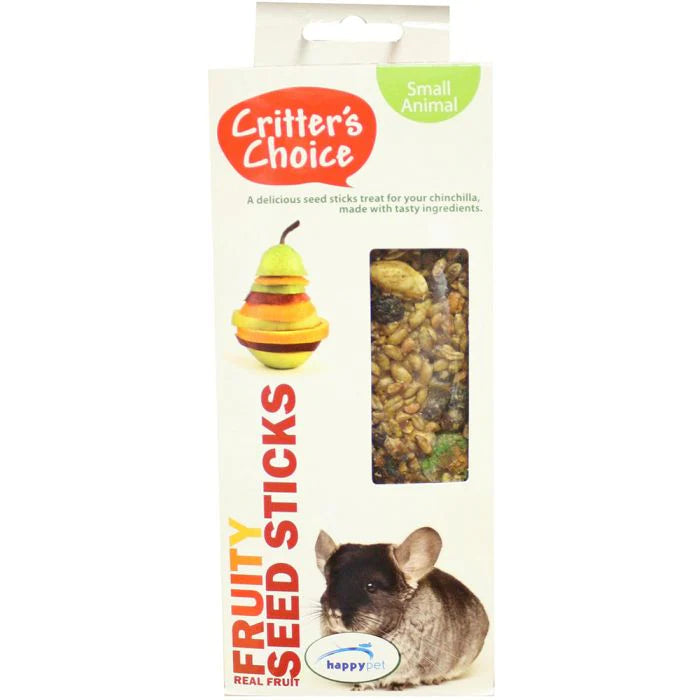 Critters Choice Seed Sticks FRUITY 100g