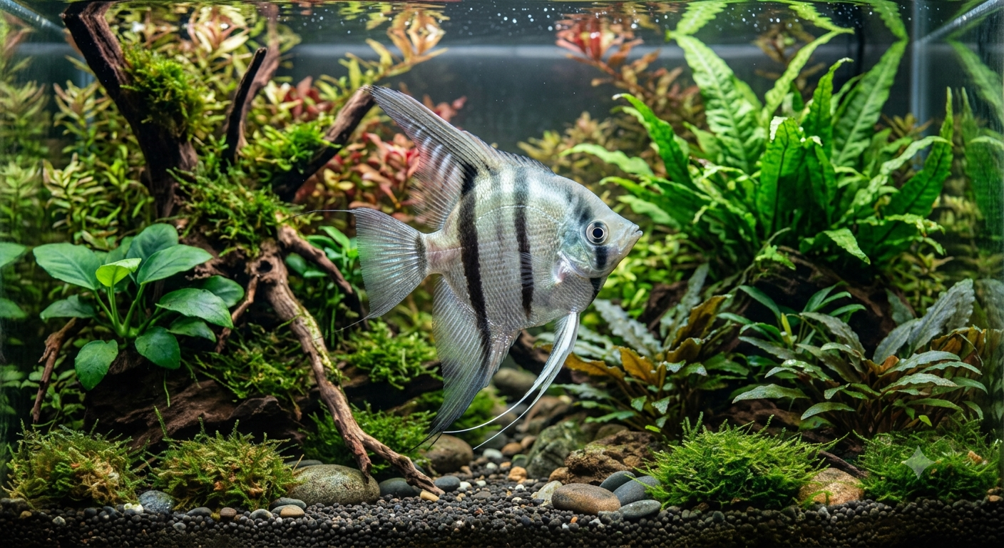 Silver (Common) Angelfish
