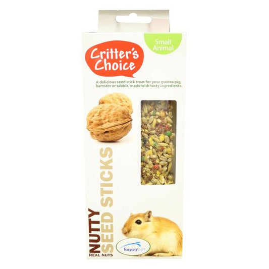 Critters Choice Seed Sticks NUTTY 100g