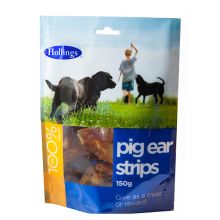 Hollings Pig Ear Strips 150g