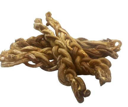 NAW Buffalo Braided Pizzle 6" - Bulk Bag 1KG