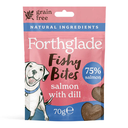 Forthglade Fishy Bites Salmon & Dill 70g