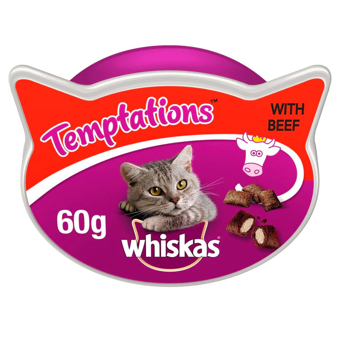 Whiskas Temptation Beef 60g
