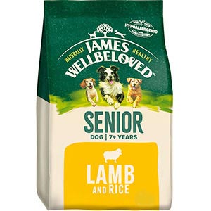 James Wellbeloved Senior Complete Dry Dog Food Lamb & Rice 2kg