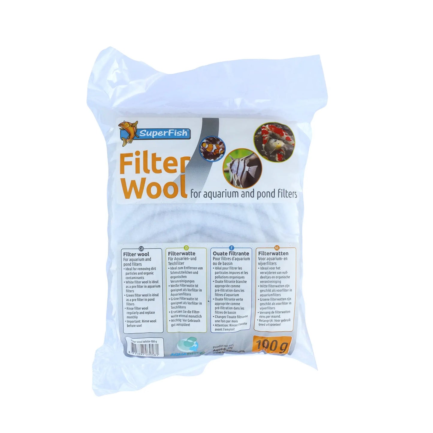 Superfish Filter Cotton White 100g
