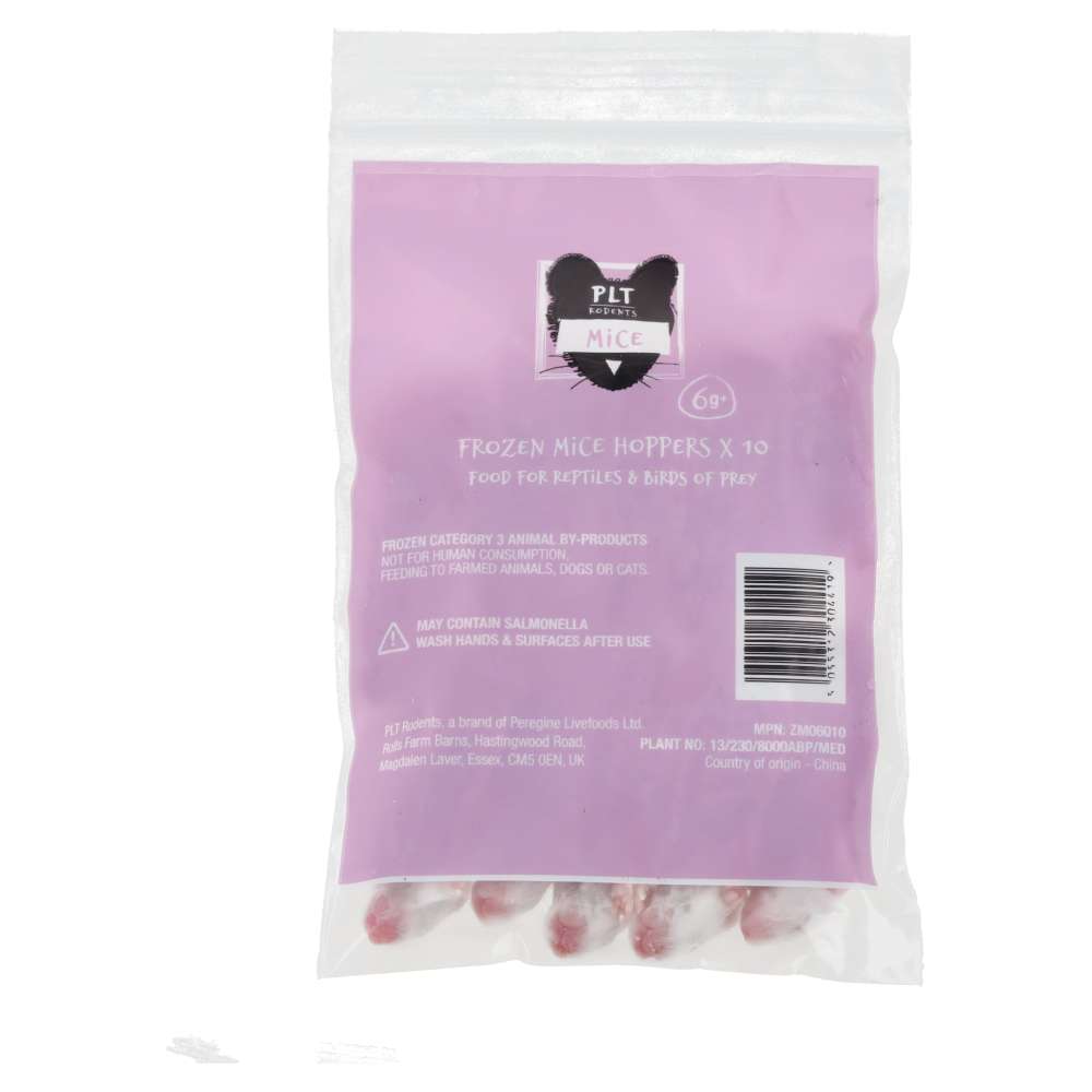 PLT Frozen Mice Hoppers 6g+ 10 Pack