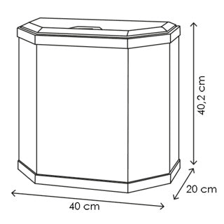 Ciano Aqua 30 Aquarium with LED Light - Black 25L