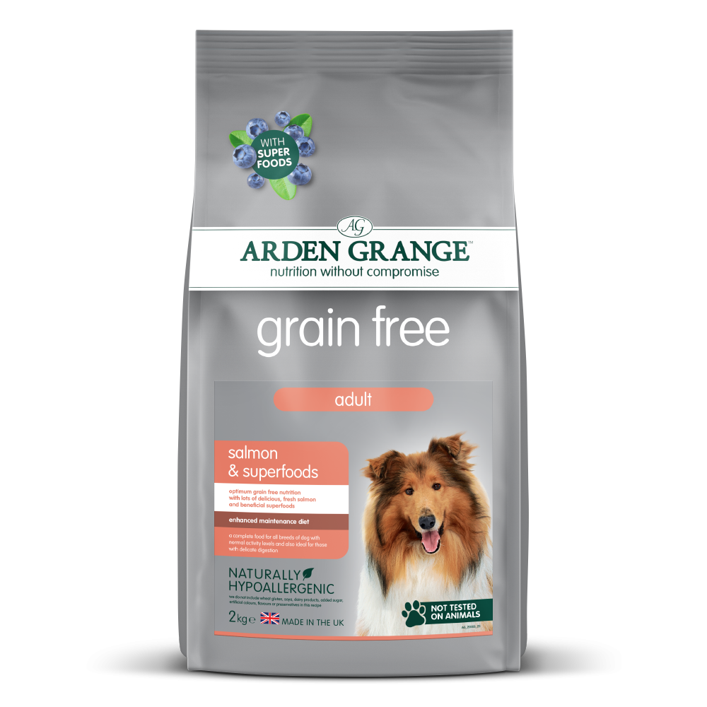 Arden Grange Adult Dog Grain Free Salmon & Superfoods 2kg