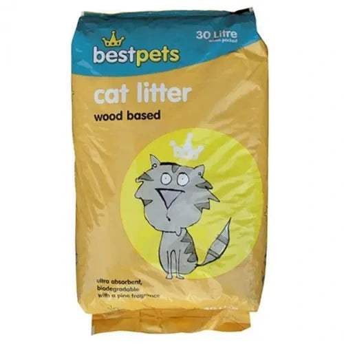 Bestpets Cat Litter Wood Based 30 Litres