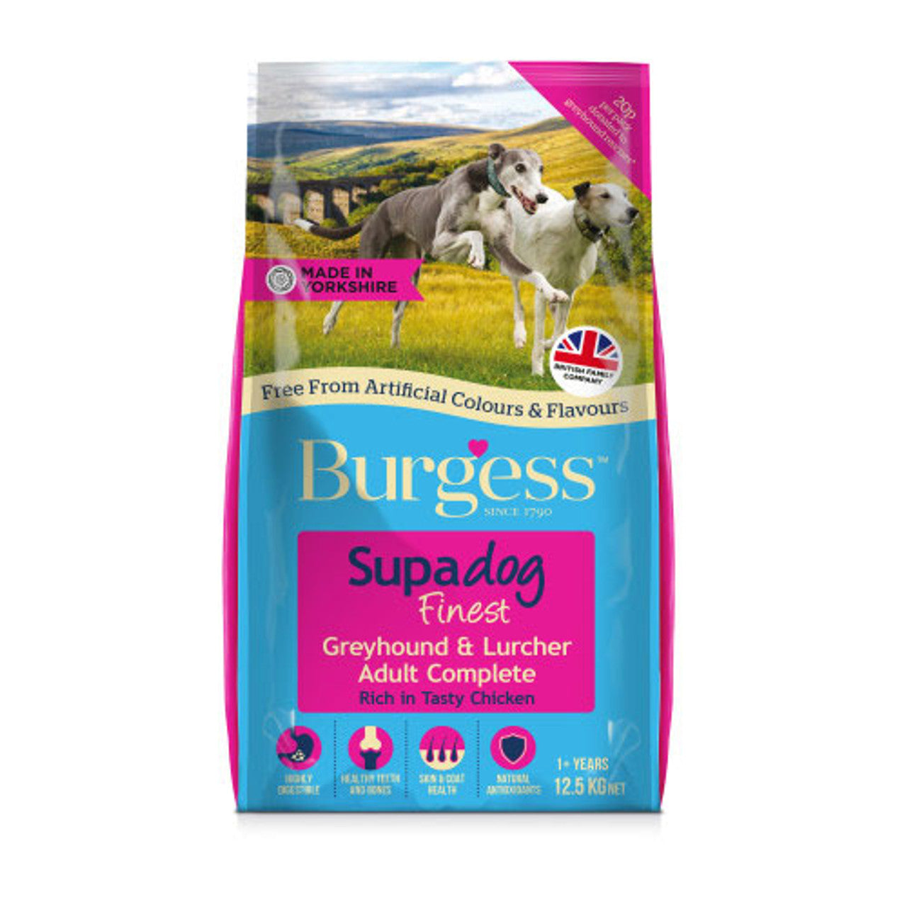 Burgess Greyhound and Lurcher Chicken 12.5kg