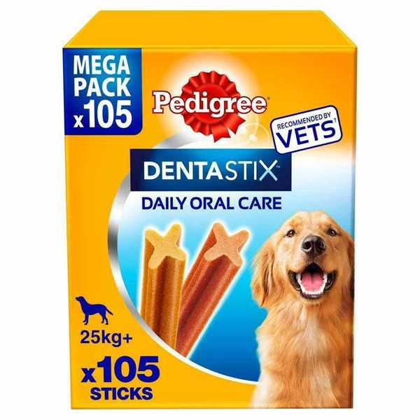 Pedigree Dentastix Daily Adult Large Dog Treats 105 Sticks
