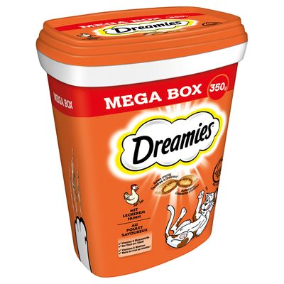 Dreamies Mega Pack Chicken Adult Cat Treat 350g