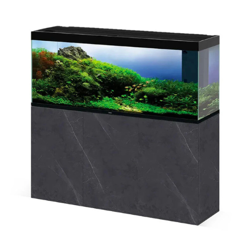Ciano Emotions Pro 150 Black Aquarium And Black Marble Cabinet