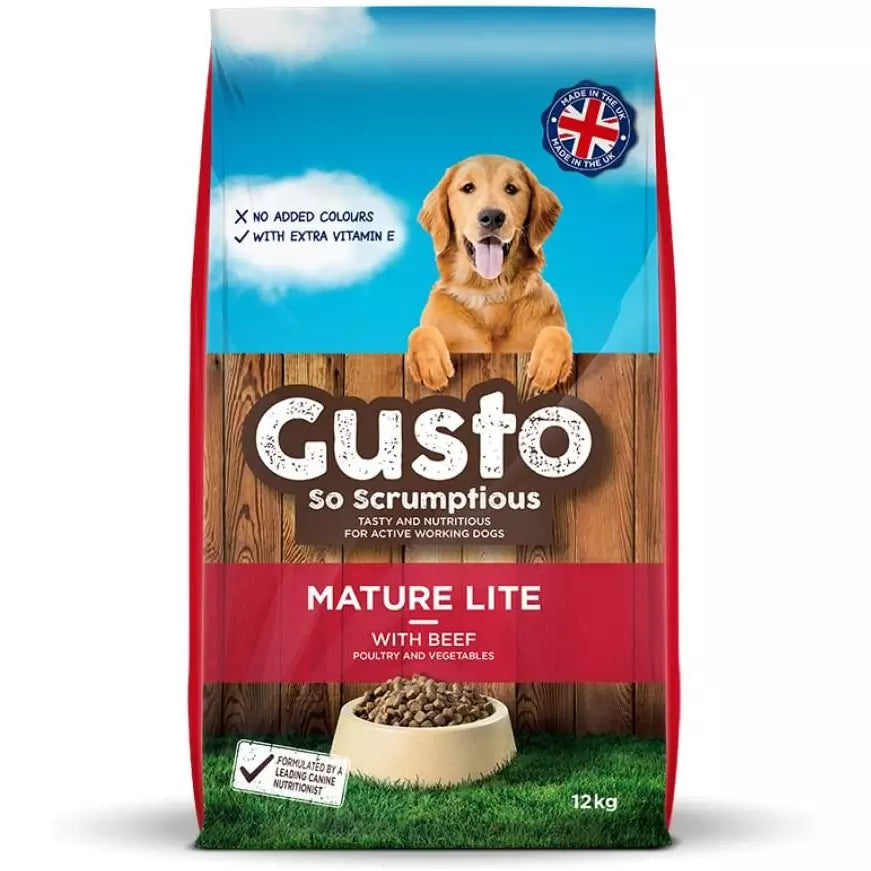 Gusto Complete Mature / Lite 12kg Beef