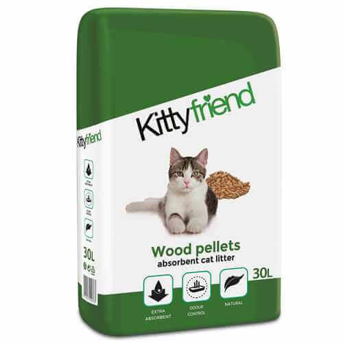 Kitty Friend Wood Pellet 30 Litre