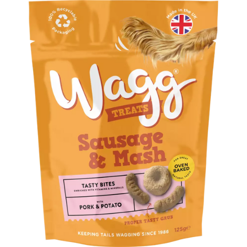 Wagg Sausage & Mash Treats 125g