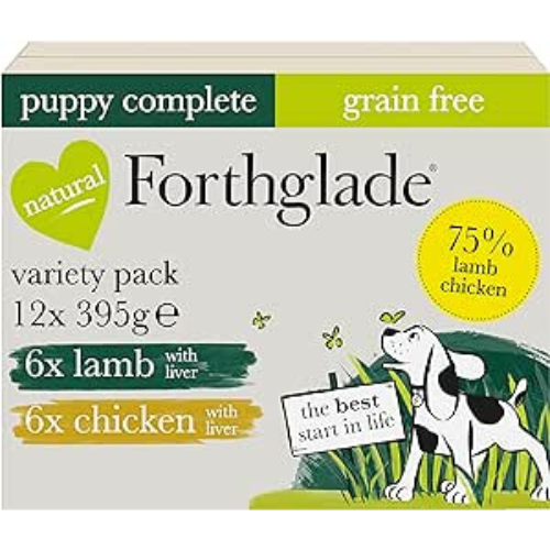 Forthglade Complete Puppy Grain Free Variety Case 12 Pack 395g