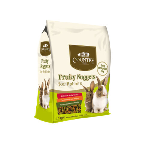 Country Value Tasty Fruity Mix Nuggets for Rabbits 1.5kg