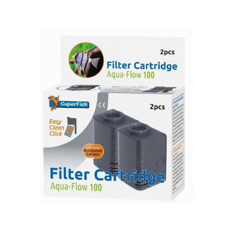 Superfish Aquaflow 100/150 Crystal Clear Cartridge 2X