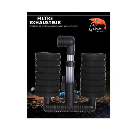 Gioia Shrimp - Sponge Air Filter Twin