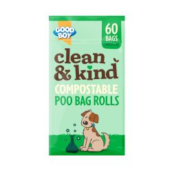 Good Boy Clean & Kind Compostable Poo Bag Rolls 3x20's
