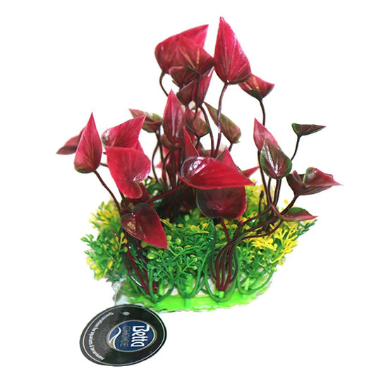 Betta Choice 5" Red Plastic Plant