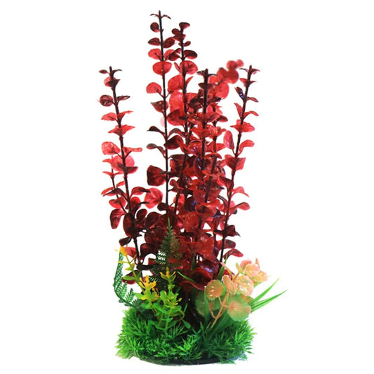 Betta Choice 9" Red Combi Plastic Plant