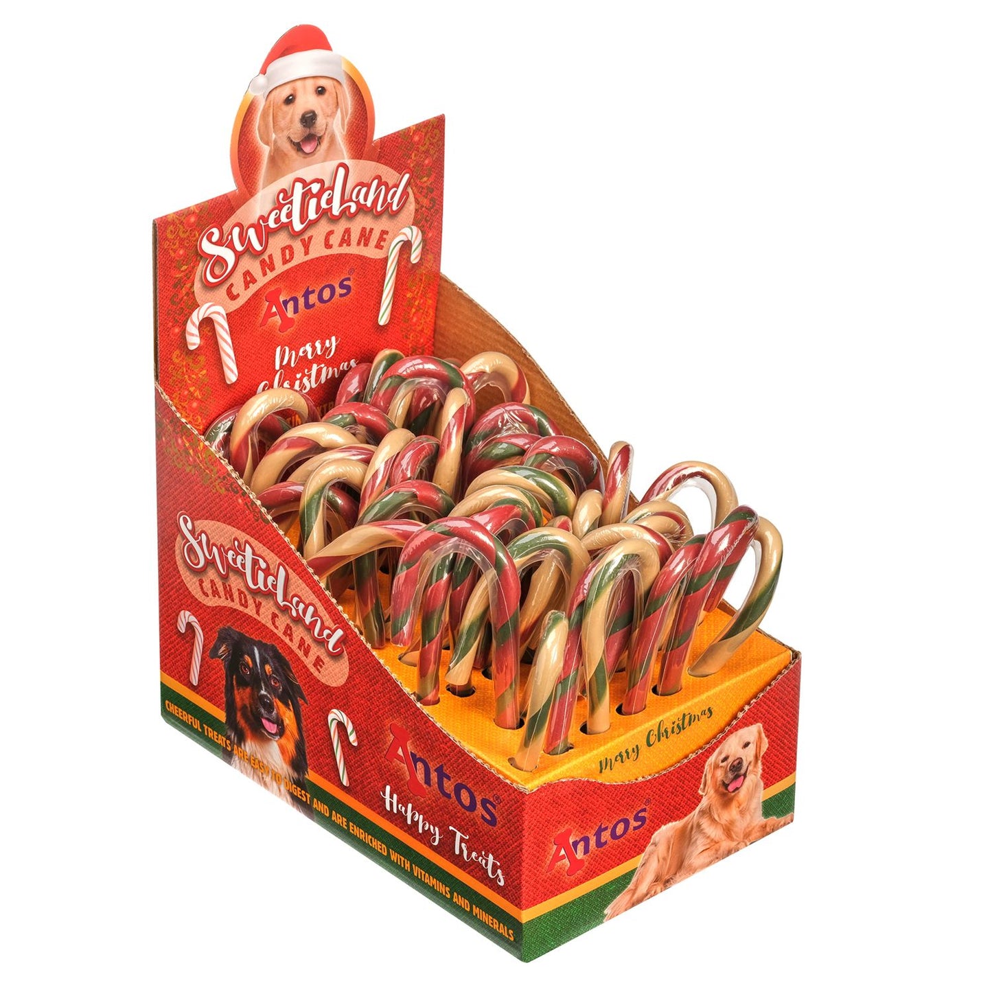 Candy Cane Dog Chew