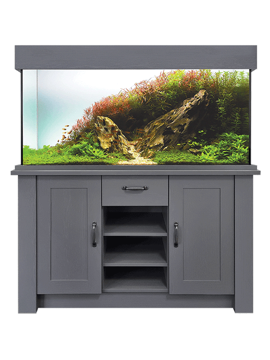Aqua One OakStyle Shaker Slate Grey 230 and Cabinet