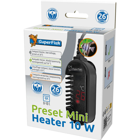 Superfish Preset Mini Heater 10w