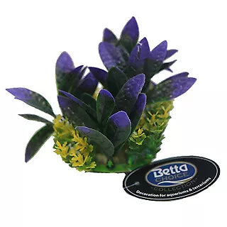 Betta Choice 5 Purple Plastic Plant