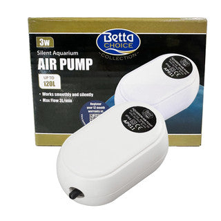 Betta Choice Silent Air Pump 3w 120L
