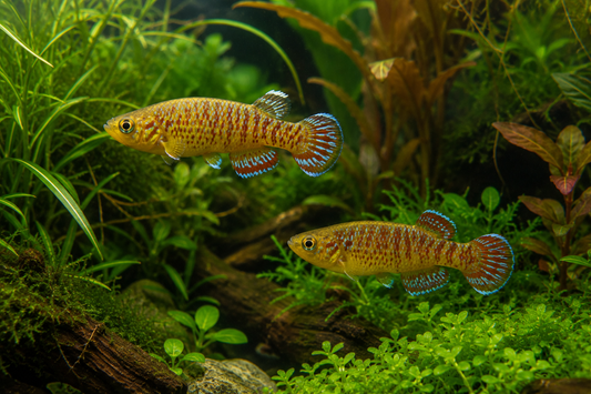Golden Pheasant Killifish Pair
