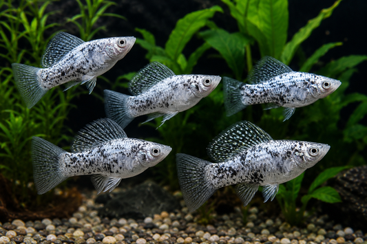 Silver Marble Sunfin Molly