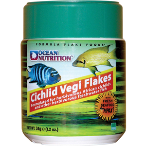 Ocean Nutrition Cichlid Vegi Flake 156G