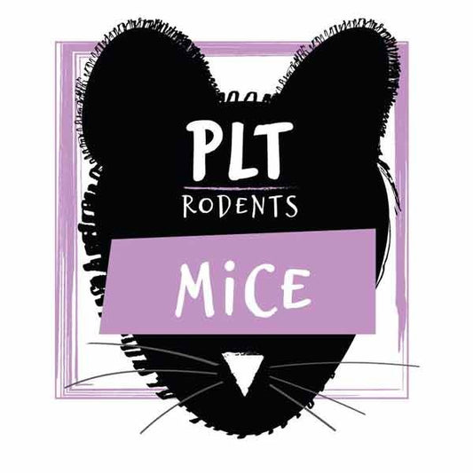 PLT Rodents - Frozen Mice (Assorted Sizes 10 Per Pack)