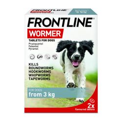 Frontline Wormer Dog - 2 tabs